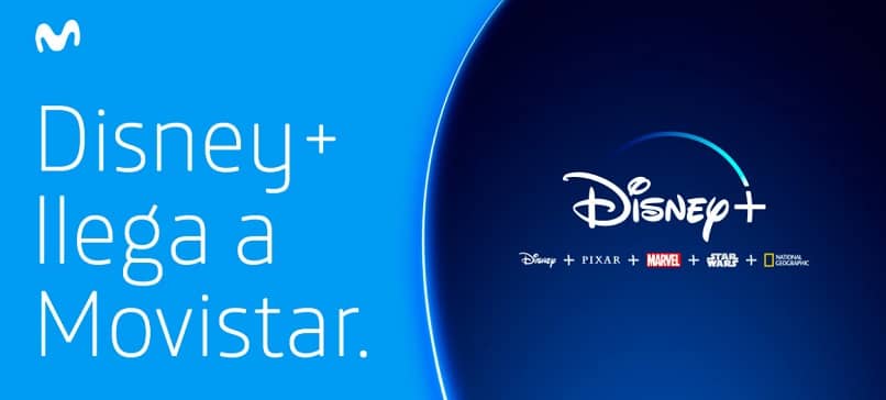 kaksi sinistä sävyä ilmaisevat Disney plusin tervetulleeksi movistariin