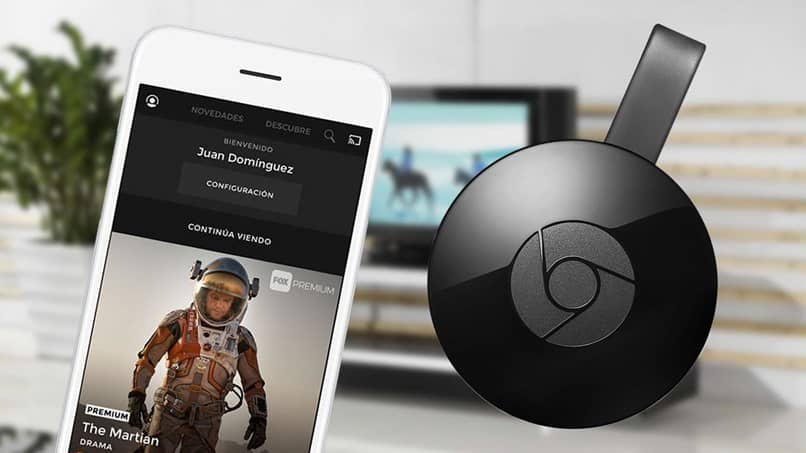 chromecast valkoinen puhelin