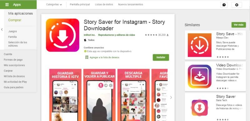 App Story Saver Instagramille