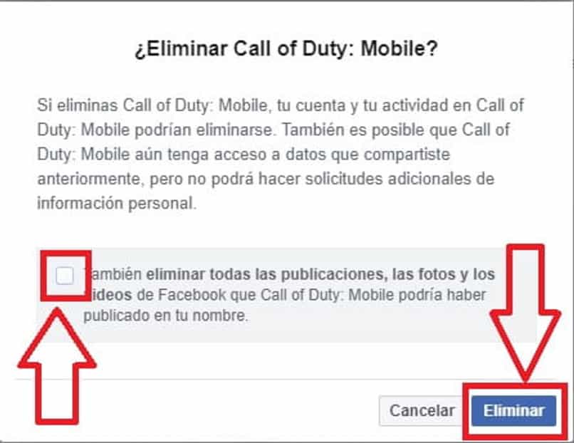 poista call of duty -tili facebookista 