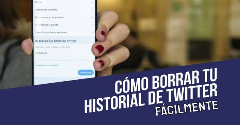 Como borrar o eliminar el historial de busquedas de Twitter