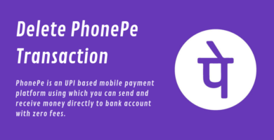 Kuinka poistaa PhonePe tapahtumahistoria pysyvasti