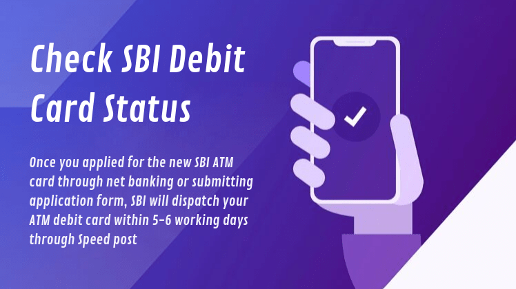 Kuinka seurata SBI n ATM kortin toimitustilaa verkossa
