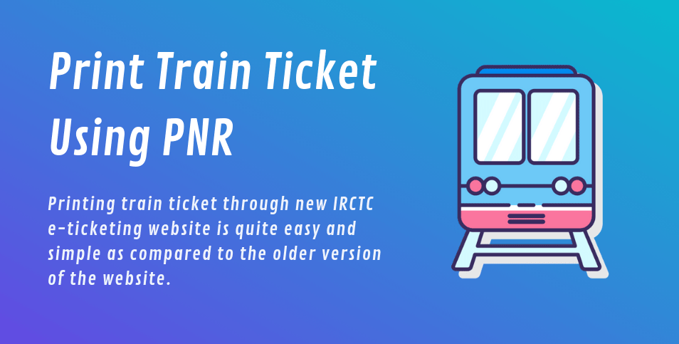 Kuinka tulostaa junalippu PNR-numeron avulla 1 Kuinka tulostaa junalippu PNR numerolla