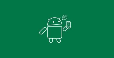 Logo Android Fondo Verde
