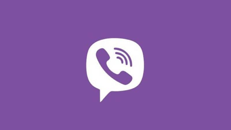 Logo Viber Fondo Morado