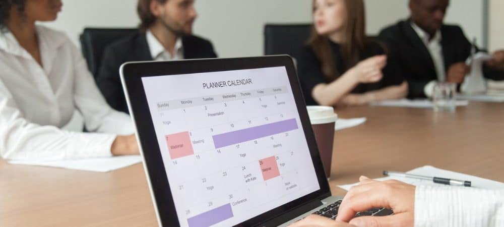 Office Meeting Calendar Featured