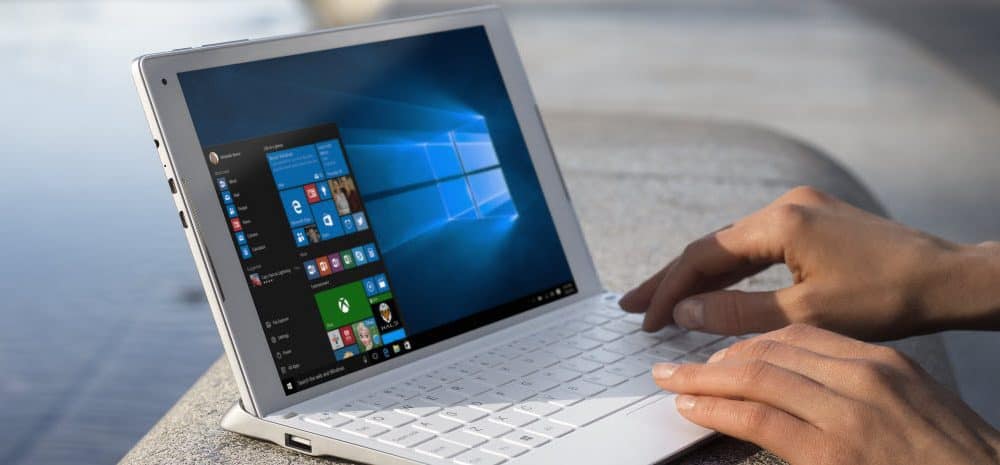 WIndows 10 laptop featured