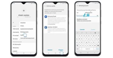borrar cuenta movil samsung 13757