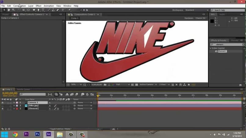 convertir logo 2d 3d after effects 14179