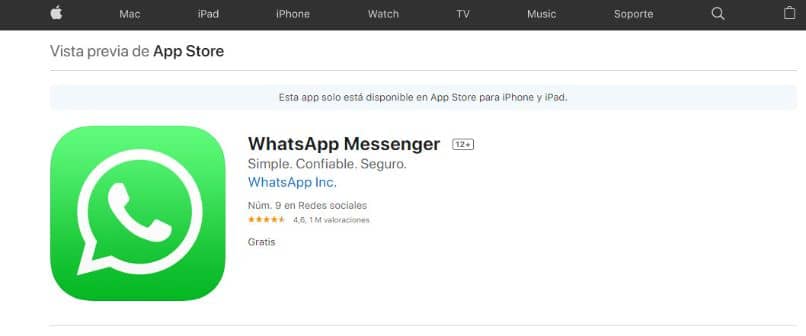 descargar whatsapp app store