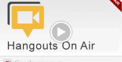 hangouts logo on air