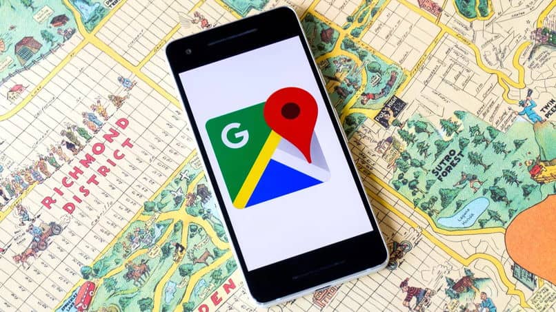 icono de google maps en smartphone 1