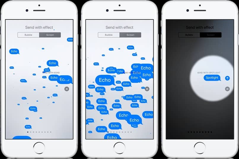 Kuinka lähettää animoituja viestejä efekteillä ja taustoilla iMessagessa iPhonesta 1 mensajes diferentes efectos texto dispositivo iphone 12525