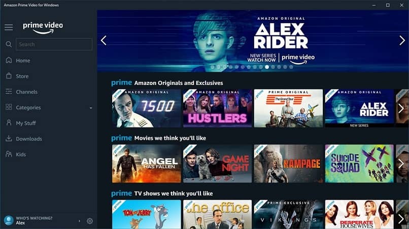 menu amazon prime video 13121