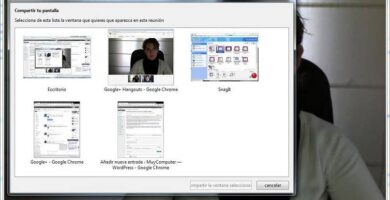 monitor videollamada compartir pantalla