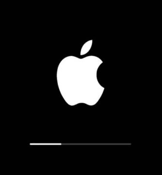pantalla de carga de apple