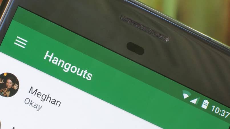 smartphone google hangouts