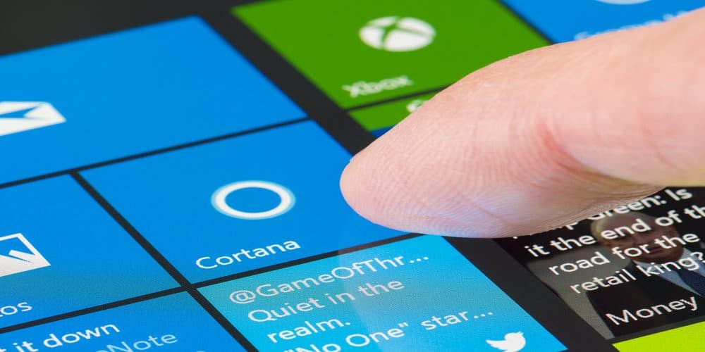 windows 10 cortana touch featured