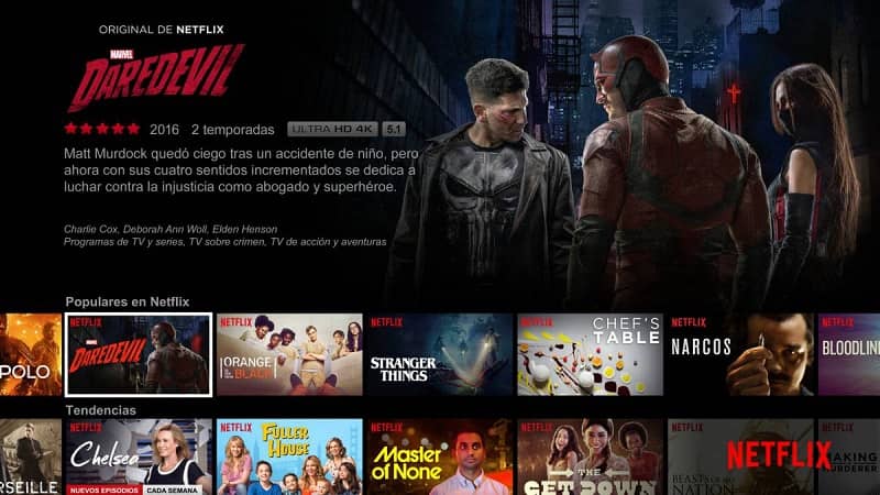 Netflix-sarjaluettelo