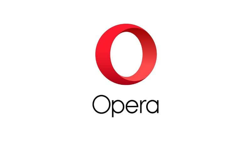 Opera-logon valkoinen tausta