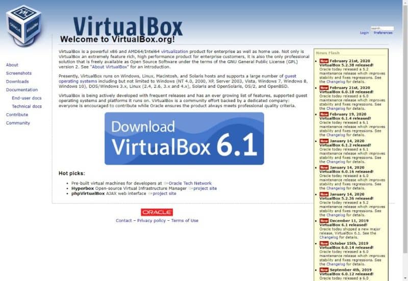 virtualbox uusin versio
