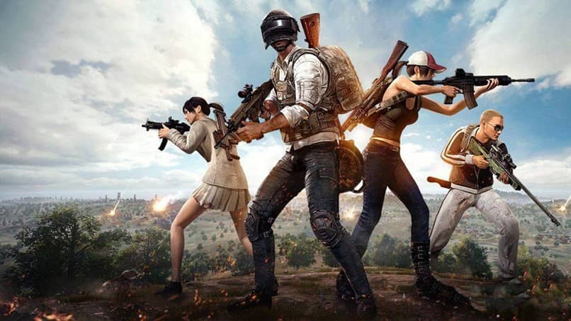 aseistetut hahmot videopeli pubg mobile