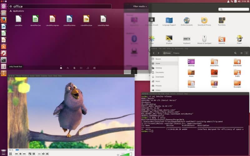 Ubuntun vaatimukset