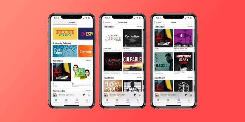 mobiili podcastit vaaleanpunainen