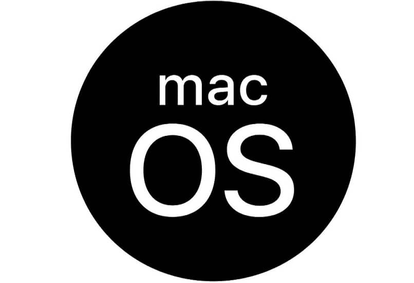 yksivärinen Mac OS-logo