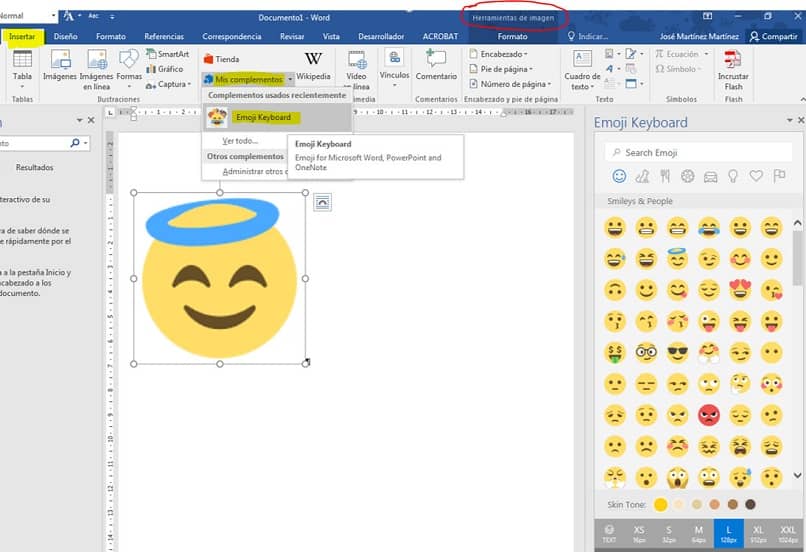 emojit tai hymiöt Microsoft Wordissa