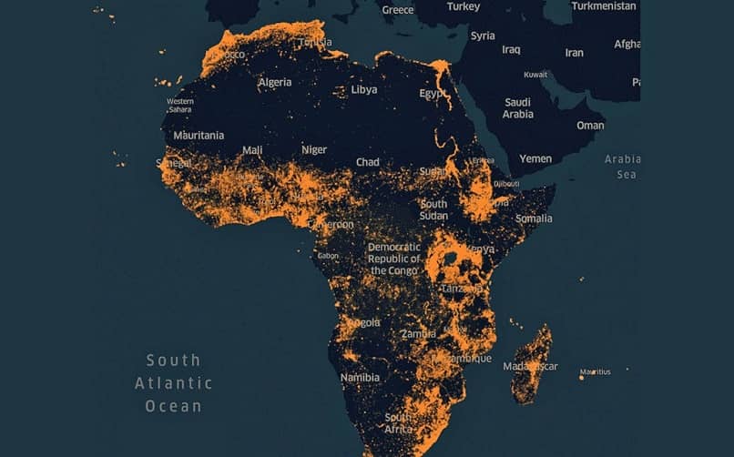 afrikka kartta