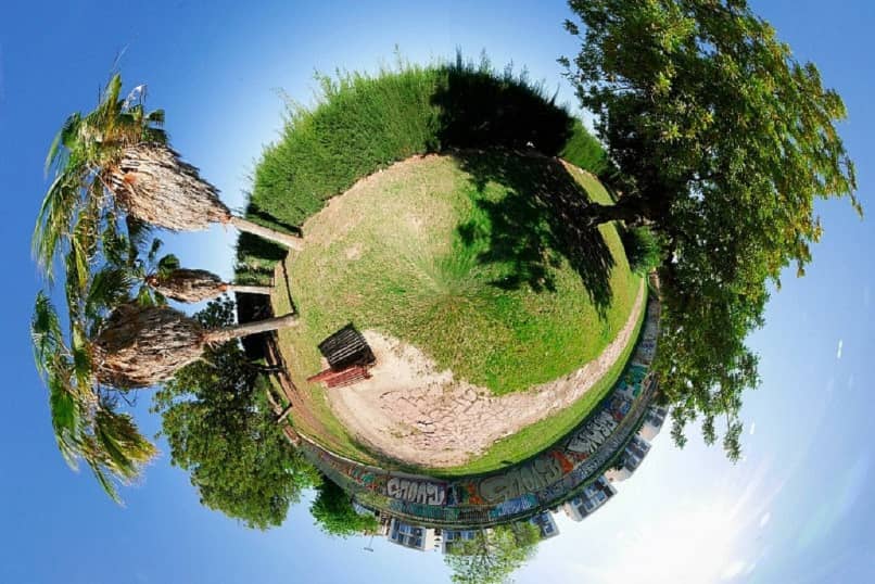Kalansilmätehosteen tai 360 asteen kuva