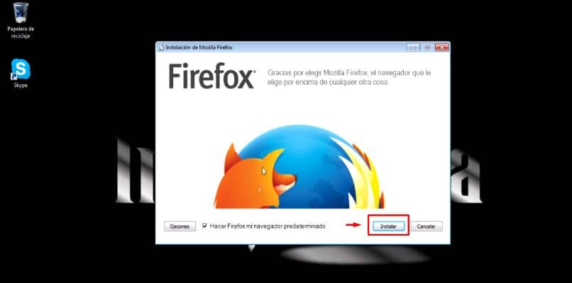 Mozilla Firefox -tietokoneen asennus