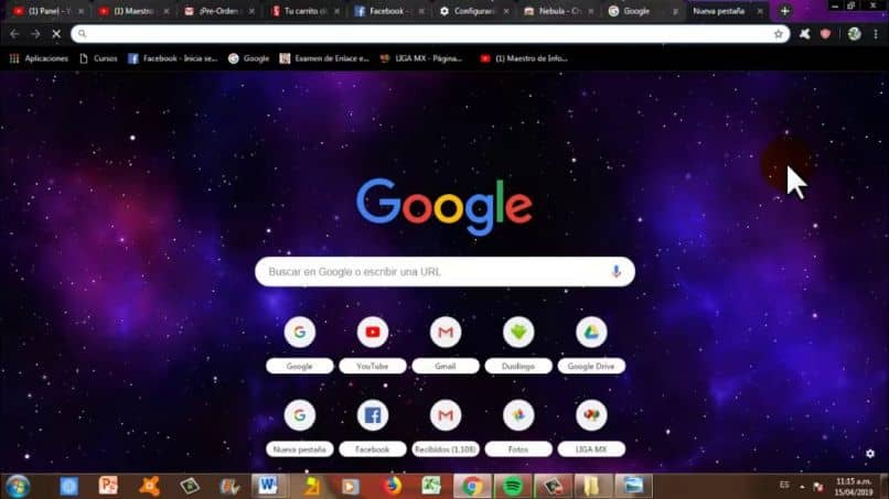 kuvan tausta google chrome