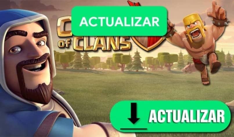 Actualizar clash of clans