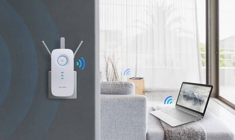 Amplificador ayuda aumentar senal wifi para dispositivos