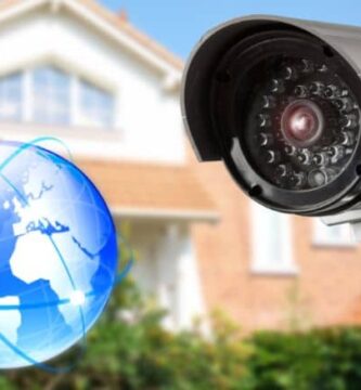 Camara de seguridad fondo casa