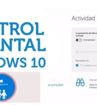 Control parental Windows 10