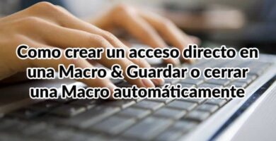 Crear Acceso Directo en Macro