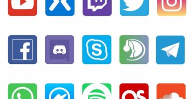 Diversos logos redes sociales populares