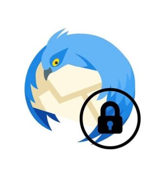 Icono de Mozilla Thunderbird candado