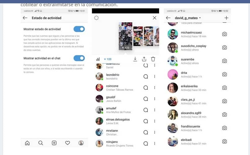 Kuinka poistaa online tai aktiivinen Instagram chatissa yksinkertaisella tavalla esimerkki