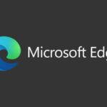 Logo de Edge con fondo negro