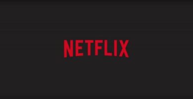 Logo de Netflix con fondo negro