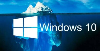 Mukautetun viestin näyttäminen ja lisääminen Windows 10 -käynnistyksen yhteydessä 36 Logo windows 10 fondo de iceberg