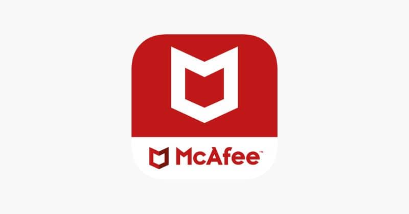 McAffe Logo Fondo Blanco
