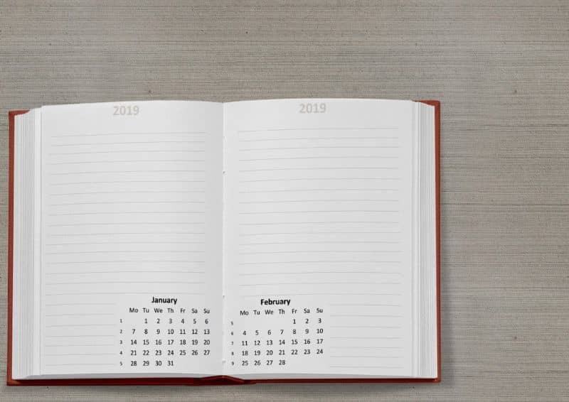 agenda calendario
