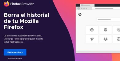 borra el historial de mozilla firefox