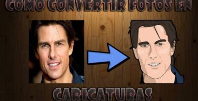 convertir rostro caricatura